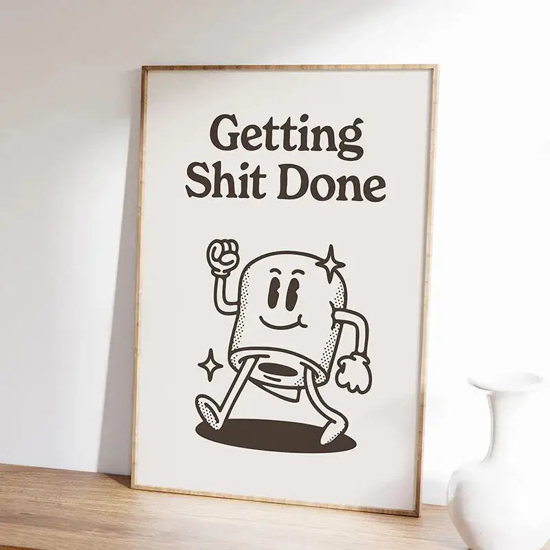 DecorBites™ Inspirational Quote Poster for Home or Office