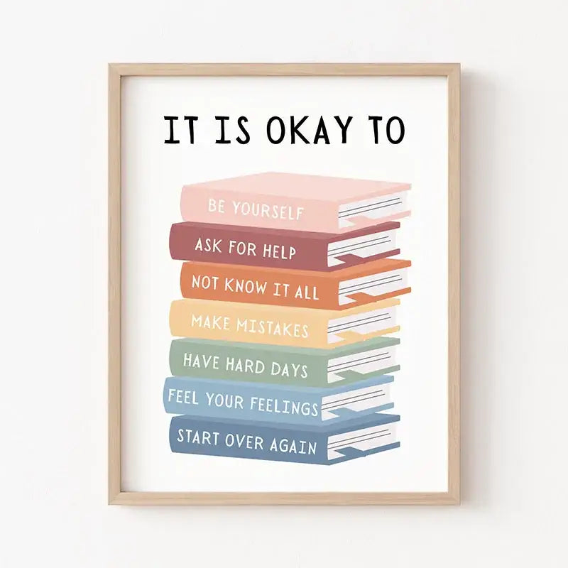DecorBites™ Inspirational Quote Poster for Home or Office