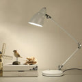 DecorBites™ Iron Bell Shaped Industrial Table Lamp with Swing Arm for Study Room Desk