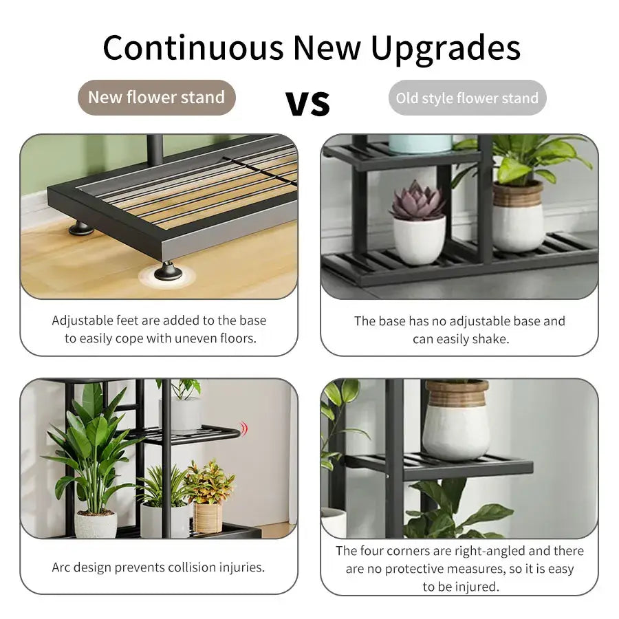 DecorBites™ Iron Plant Stand for Multiple Pots