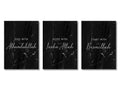 DecorBites™ Islamic Canvas Wall Art Set - 3 Pieces