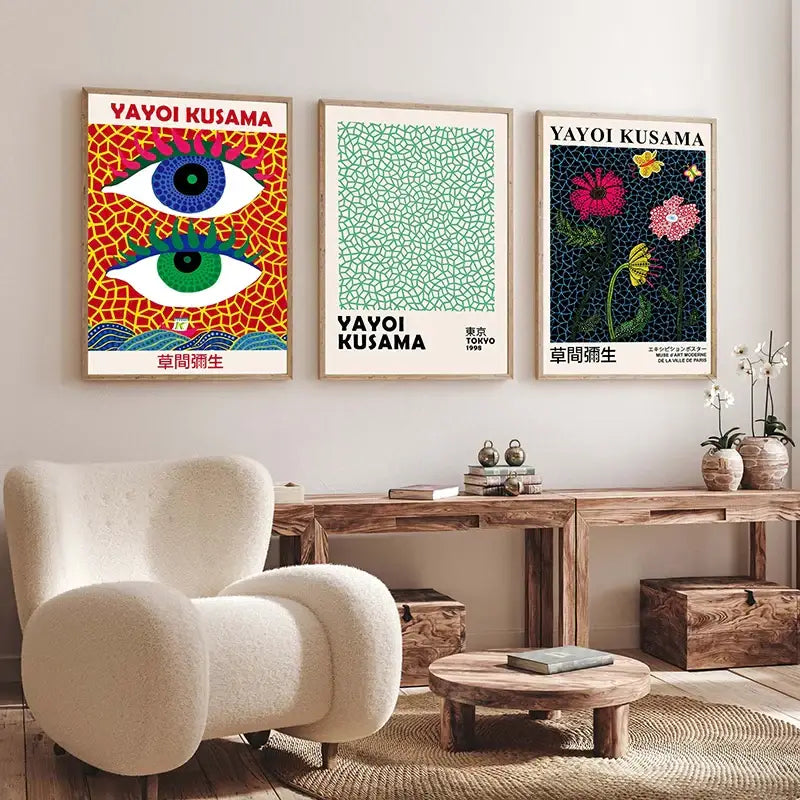 DecorBites™ Japanese Abstract Art Canvas Print for Home Décor