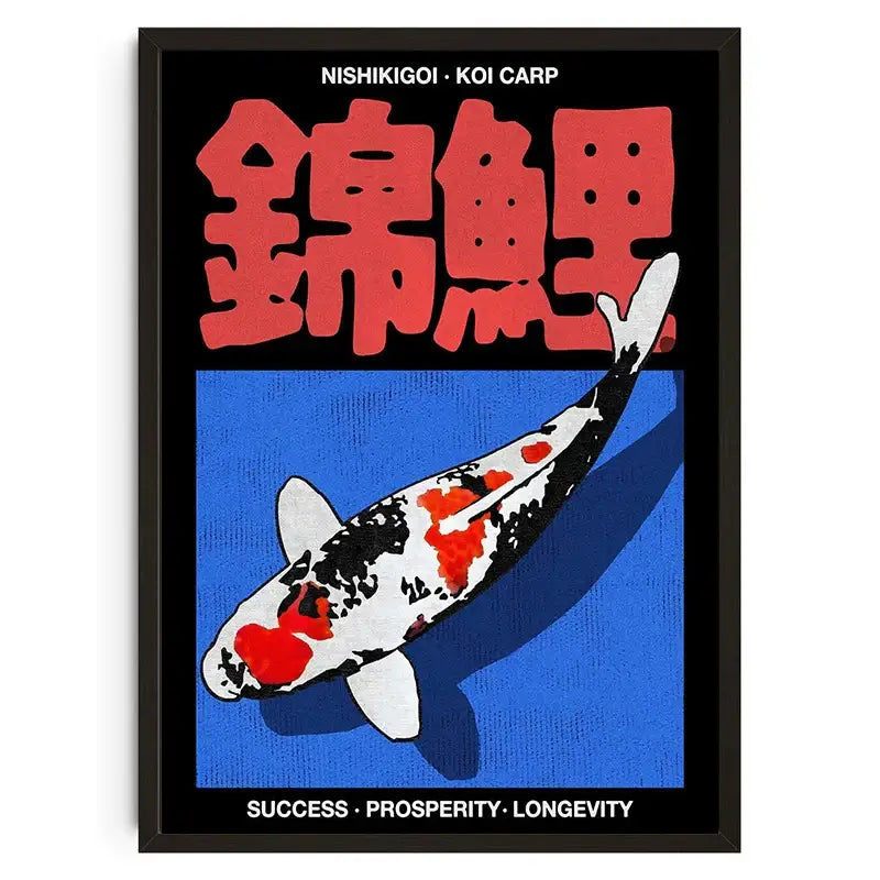 DecorBites™ Japanese Koi Cat Abstract Animals Canvas Wall Art