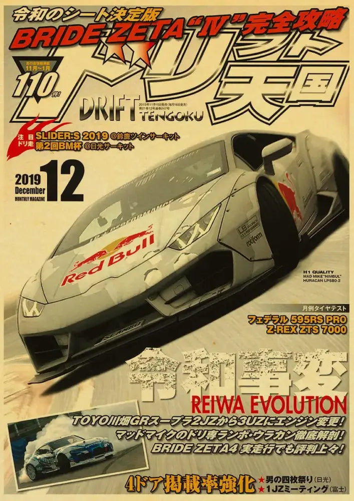 DecorBites™ JDM Retro Racing Car Poster Prints