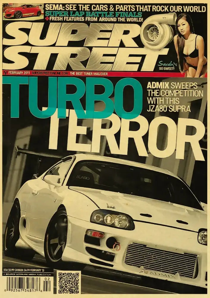 DecorBites™ JDM Retro Racing Car Poster Prints