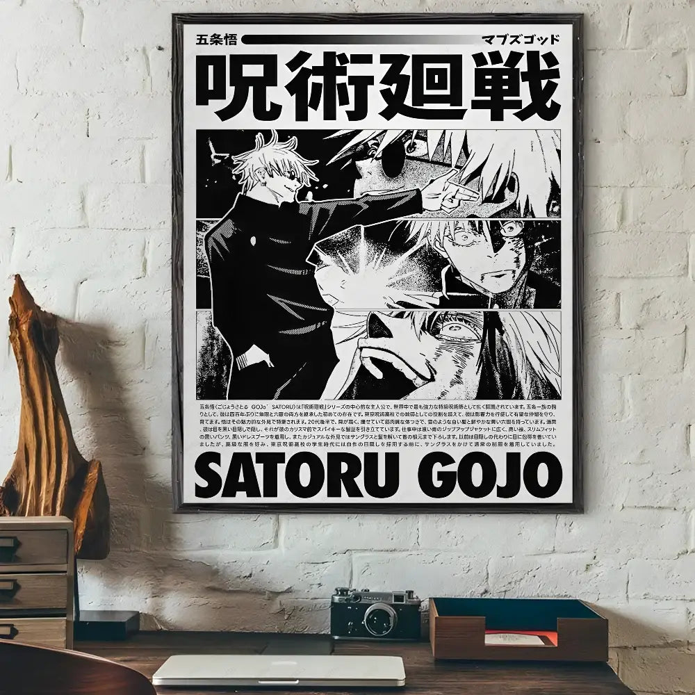 DecorBites™ Jujutsu Kaisen Anime Poster Wall Art
