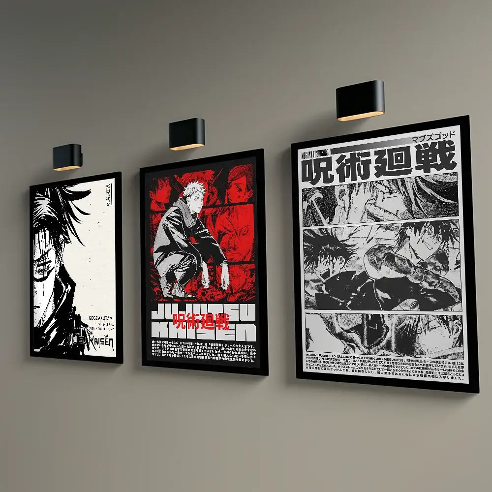 DecorBites™ Jujutsu Kaisen Anime Poster Wall Art