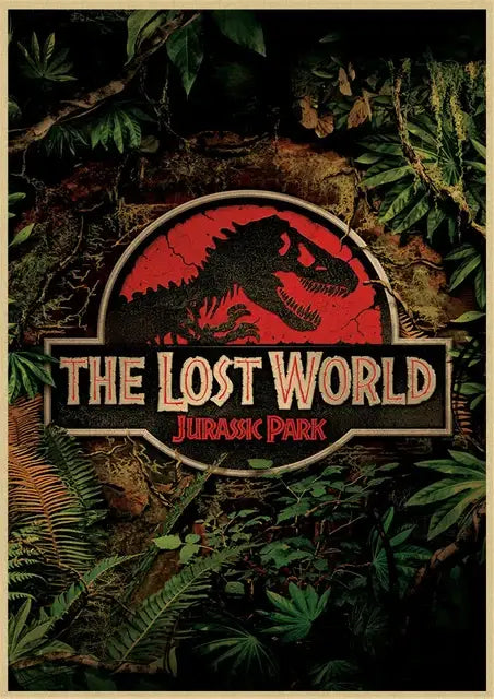 DecorBites™ Jurassic Park Dinosaur Canvas Wall Art