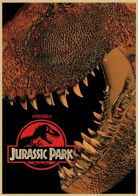 DecorBites™ Jurassic Park Dinosaur Canvas Wall Art
