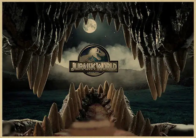 DecorBites™ Jurassic Park Dinosaur Canvas Wall Art
