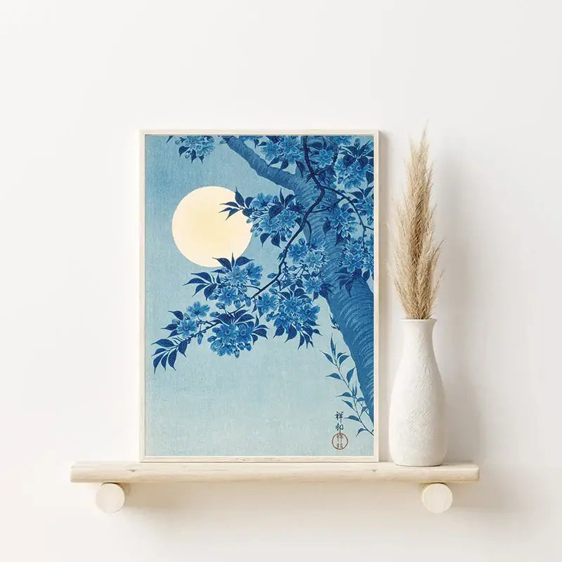 DecorBites™ Katsushika Hokusai Blue Waves Canvas Wall Art