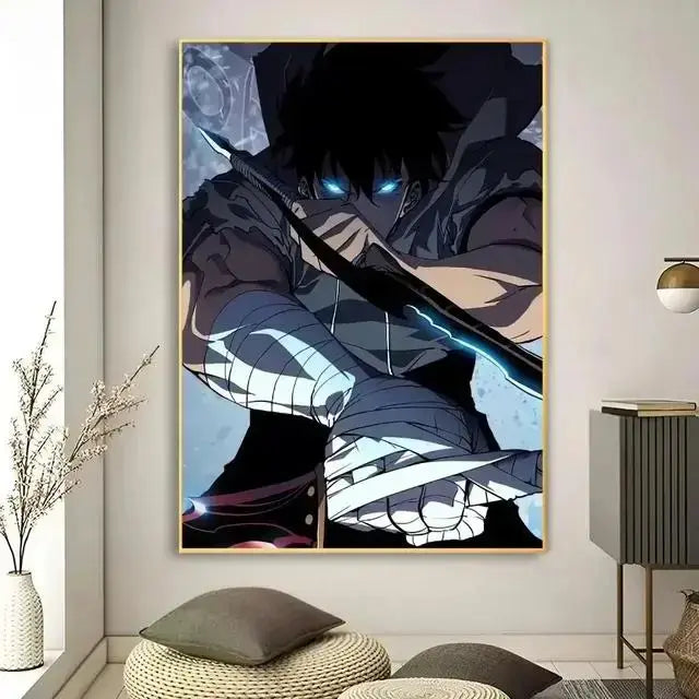 DecorBites™ Kawaii Cat Anime Canvas Wall Art