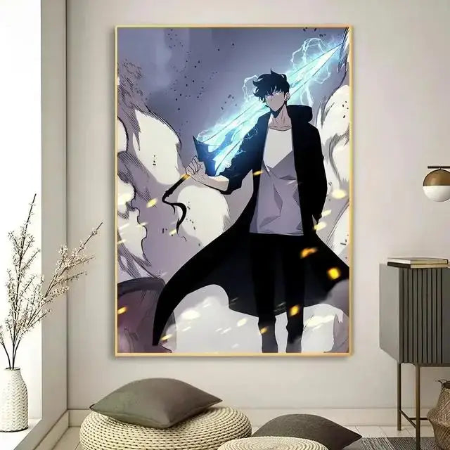 DecorBites™ Kawaii Cat Anime Canvas Wall Art