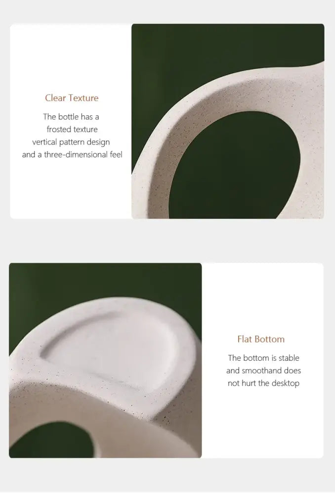 DecorBites™ Large 21cm CAPIRON Ceramic Vase Home Decor