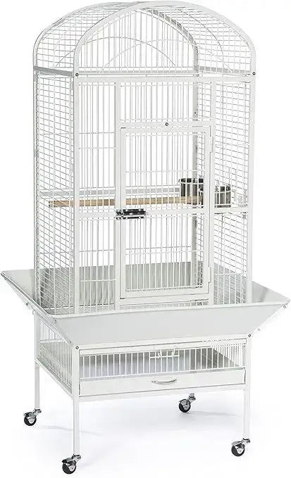 DecorBites™ Large Chalk White Bird Cage
