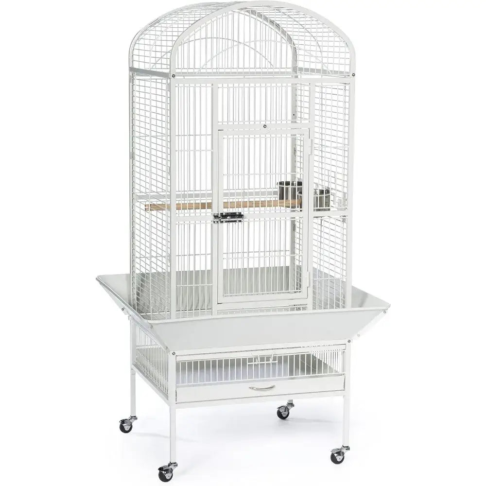 DecorBites™ Large Chalk White Bird Cage