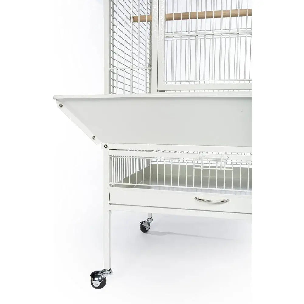 DecorBites™ Large Chalk White Bird Cage
