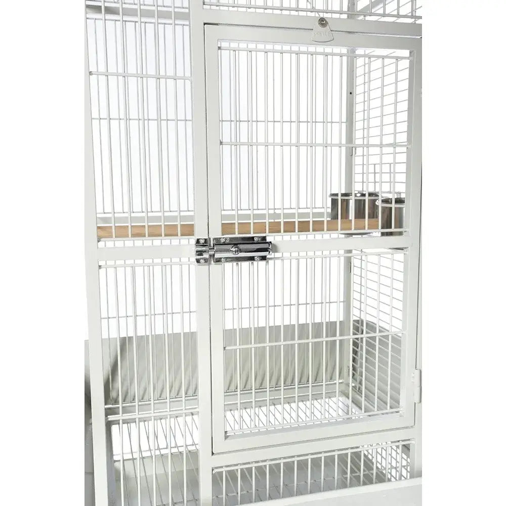 DecorBites™ Large Chalk White Bird Cage
