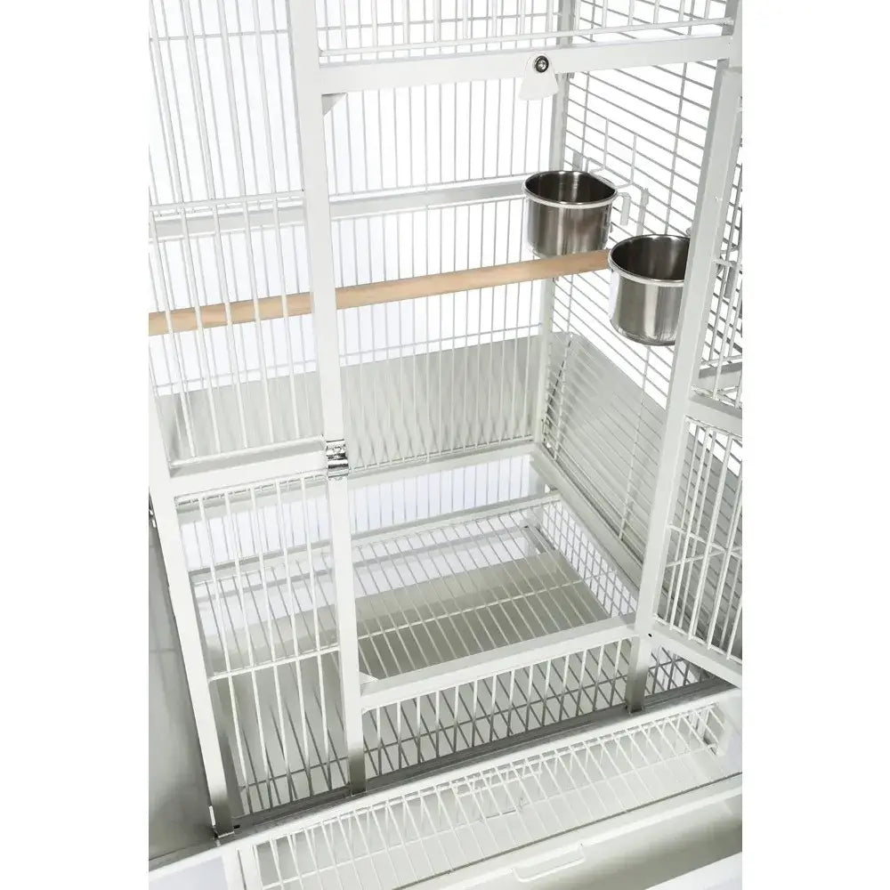 DecorBites™ Large Chalk White Bird Cage