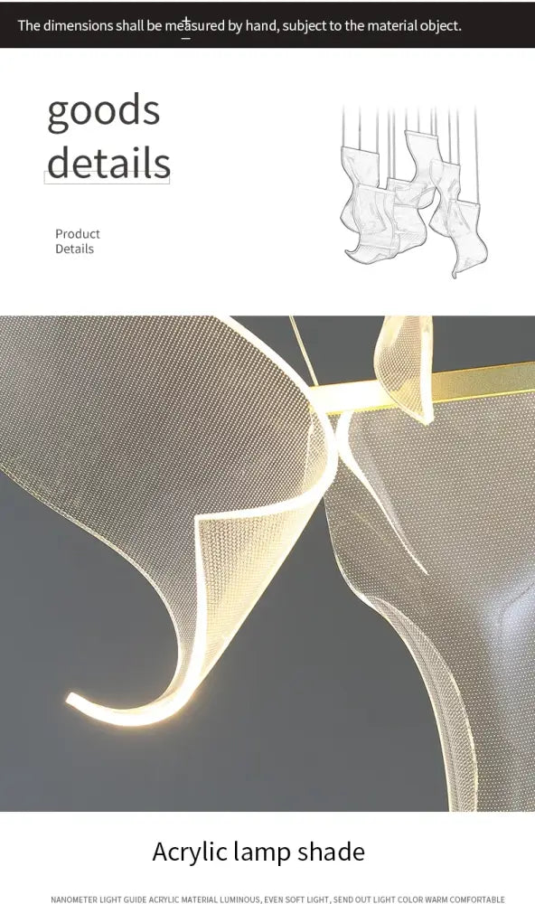 DecorBites™ LED Ceiling Chandelier for Modern Home