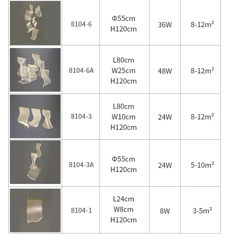 DecorBites™ LED Ceiling Chandelier for Modern Home