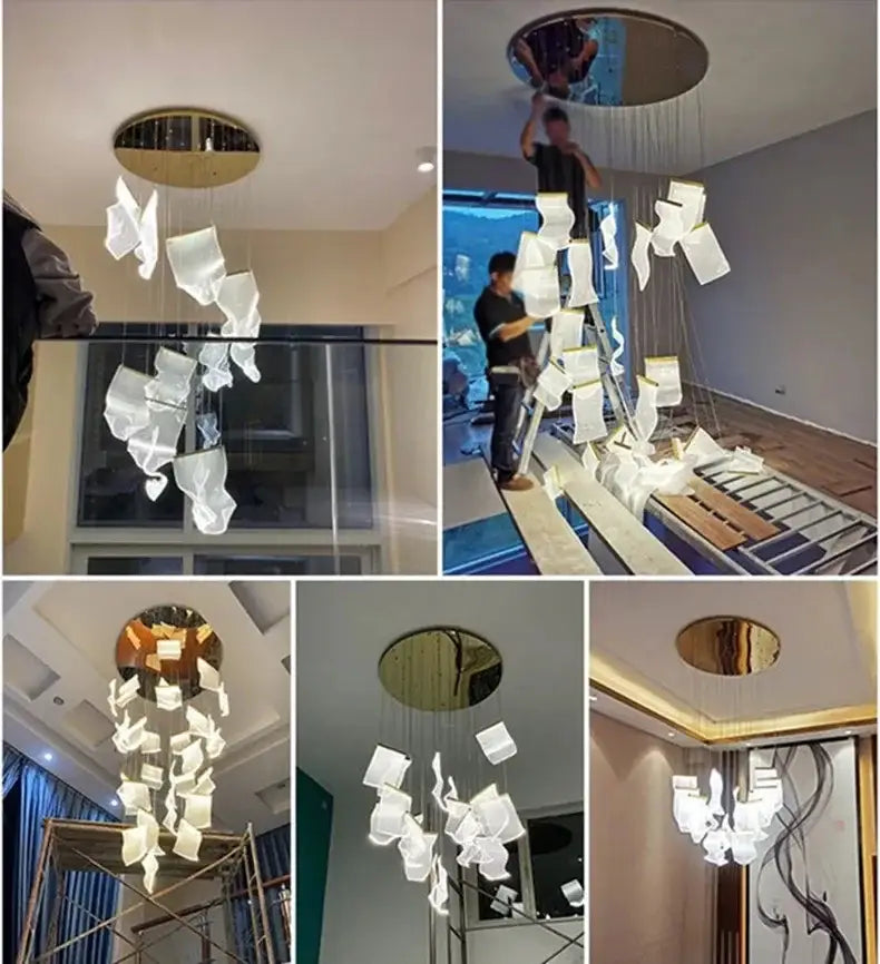 DecorBites™ LED Ceiling Chandelier for Modern Home