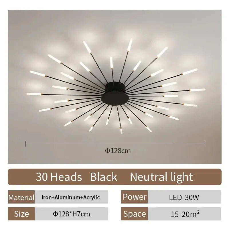 DecorBites™ LED Ceiling Chandelier Light Nordic Design