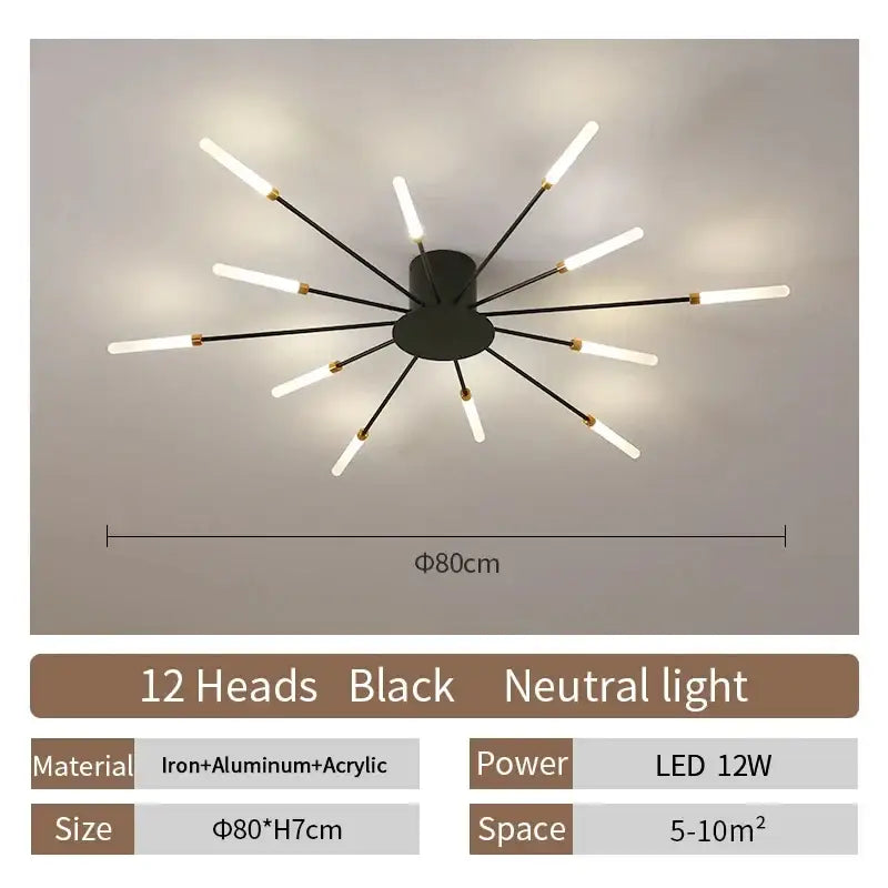 DecorBites™ LED Ceiling Chandelier Light Nordic Design