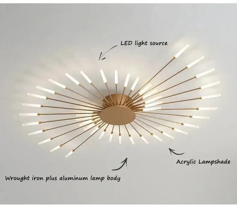 DecorBites™ LED Ceiling Chandelier Light Nordic Design