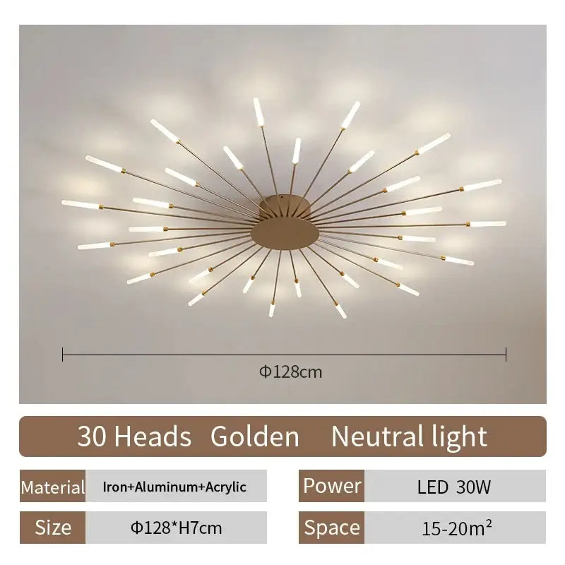 DecorBites™ LED Ceiling Chandelier Light Nordic Design
