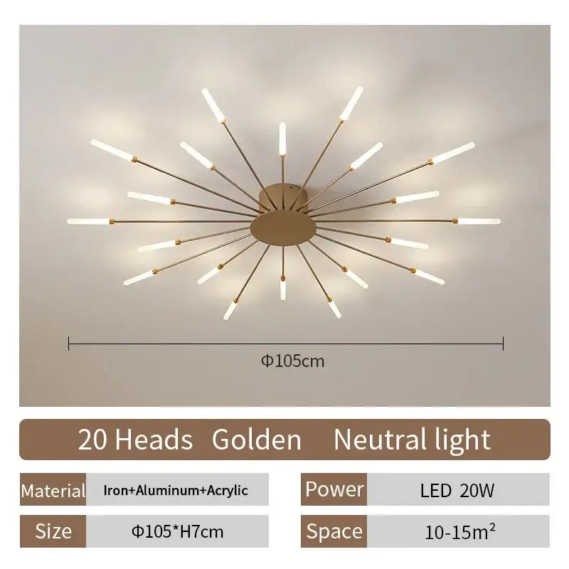 DecorBites™ LED Ceiling Chandelier Light Nordic Design
