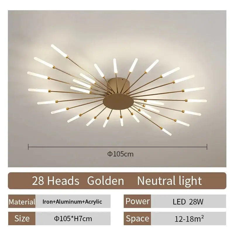 DecorBites™ LED Ceiling Chandelier Light Nordic Design