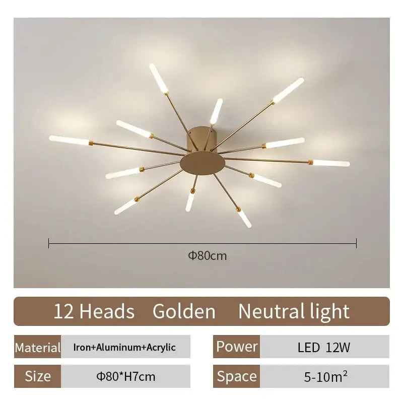 DecorBites™ LED Ceiling Chandelier Light Nordic Design