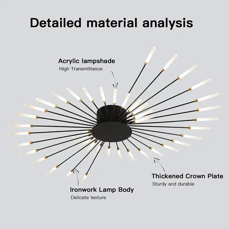 DecorBites™ LED Ceiling Chandelier Light Nordic Design