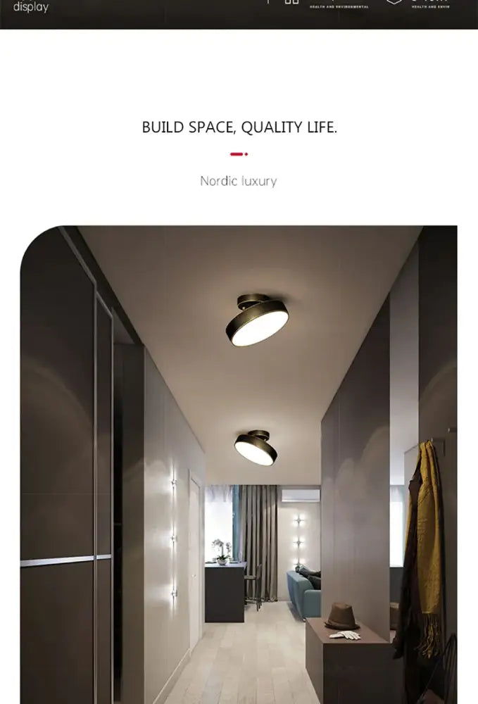 DecorBites™ LED Ceiling Light for Bedroom and Living Room