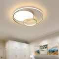DecorBites™ LED ceiling light with modern circular design, warm glow, and high color rendering for energy-saving illumination