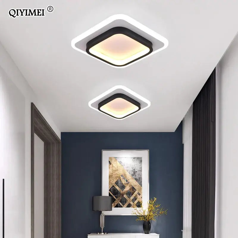 DecorBites™ LED Ceiling Lights for Bedroom Kitchen Modern Round Square Lighting Fixtures
