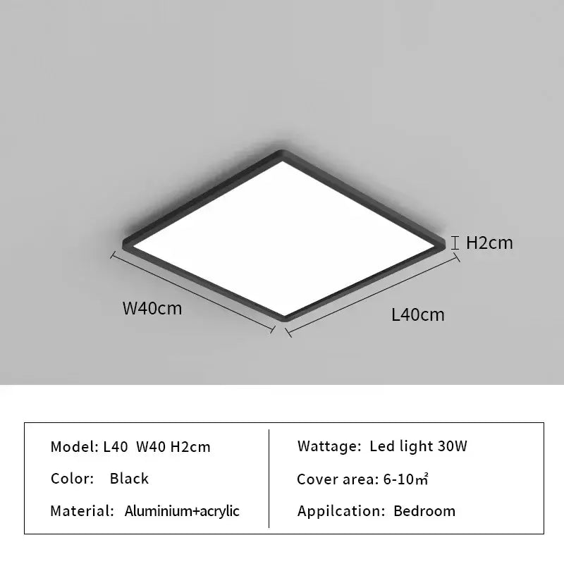 DecorBites™ LED Ceiling Lights for Home Deco - Minimalist Modern Lighting Fixture