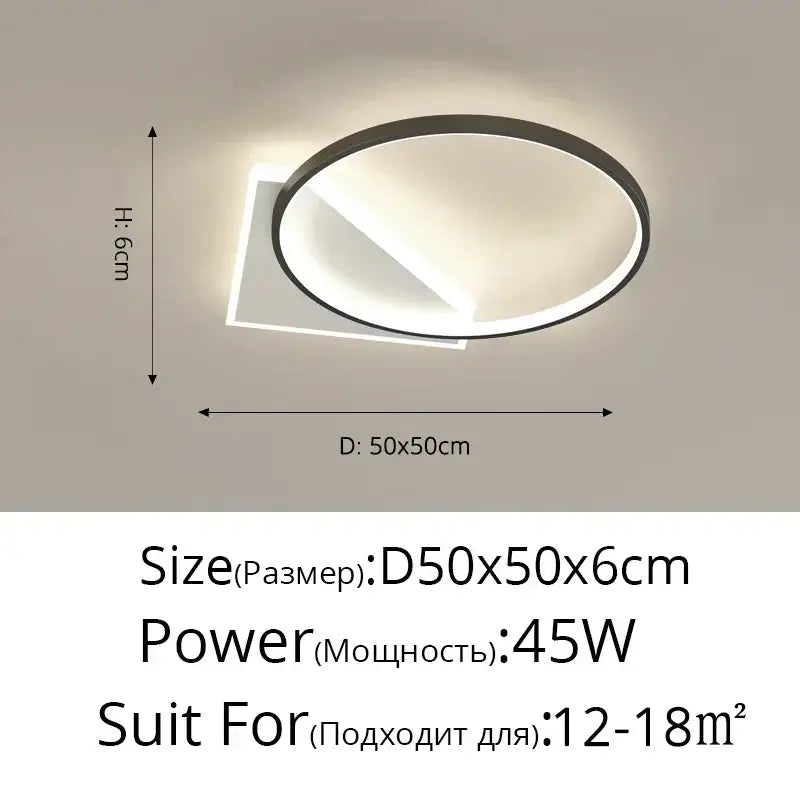 DecorBites™ LED Ceiling Lights for Home Decor Luster Indoor Lighting