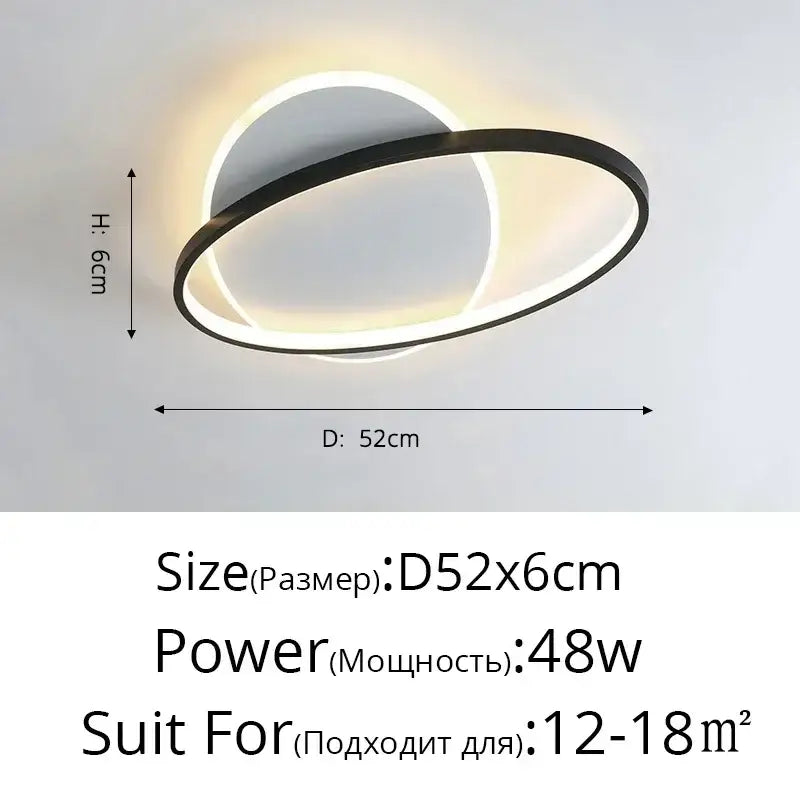 DecorBites™ LED Ceiling Lights for Home Decor Luster Indoor Lighting
