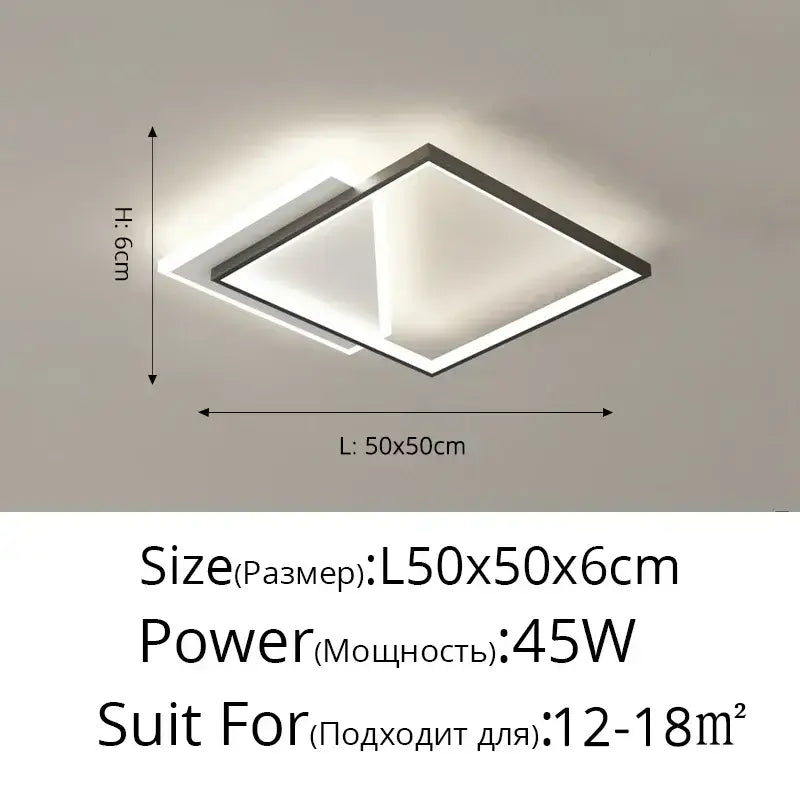 DecorBites™ LED Ceiling Lights for Home Decor Luster Indoor Lighting
