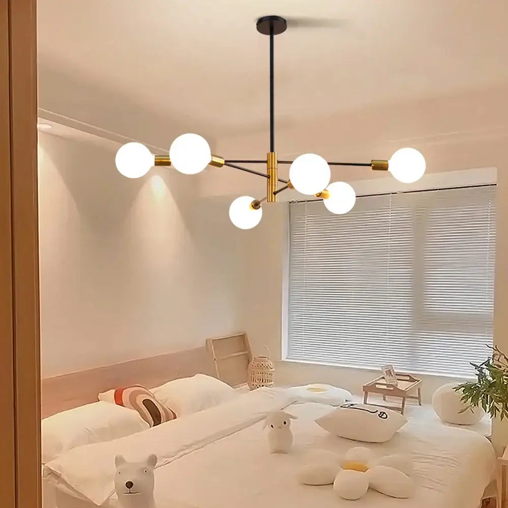 DecorBites™ LED Ceiling Lights Industrial Iron Black Golden Nordic Minimalist Décor