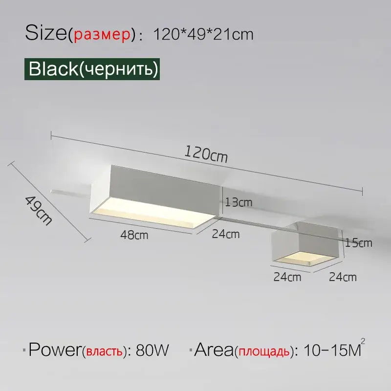 DecorBites™ LED Ceiling Lights Minimalist Modern Living Room Dining Bedroom Lamps