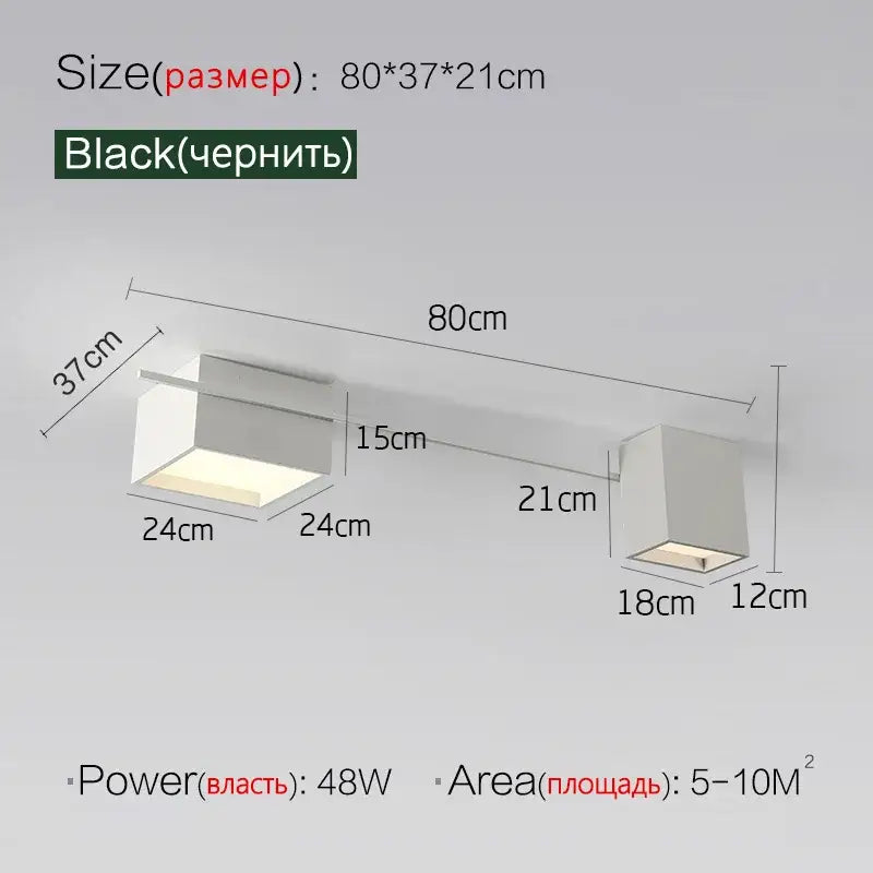 DecorBites™ LED Ceiling Lights Minimalist Modern Living Room Dining Bedroom Lamps