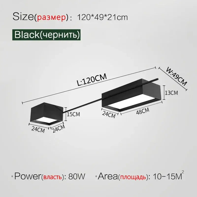 DecorBites™ LED Ceiling Lights Minimalist Modern Living Room Dining Bedroom Lamps