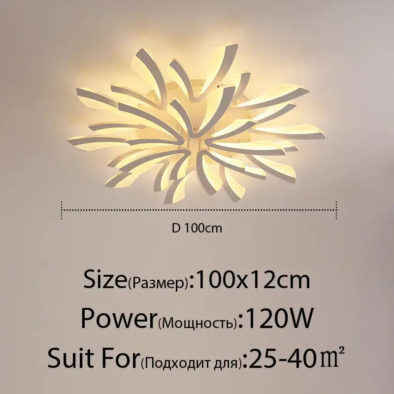 DecorBites™ LED Ceiling Lights Modern Acrylic Luminaria Lampada for Home Indoor Lighting