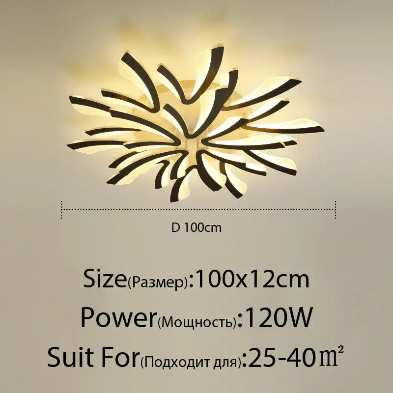 DecorBites™ LED Ceiling Lights Modern Acrylic Luminaria Lampada for Home Indoor Lighting