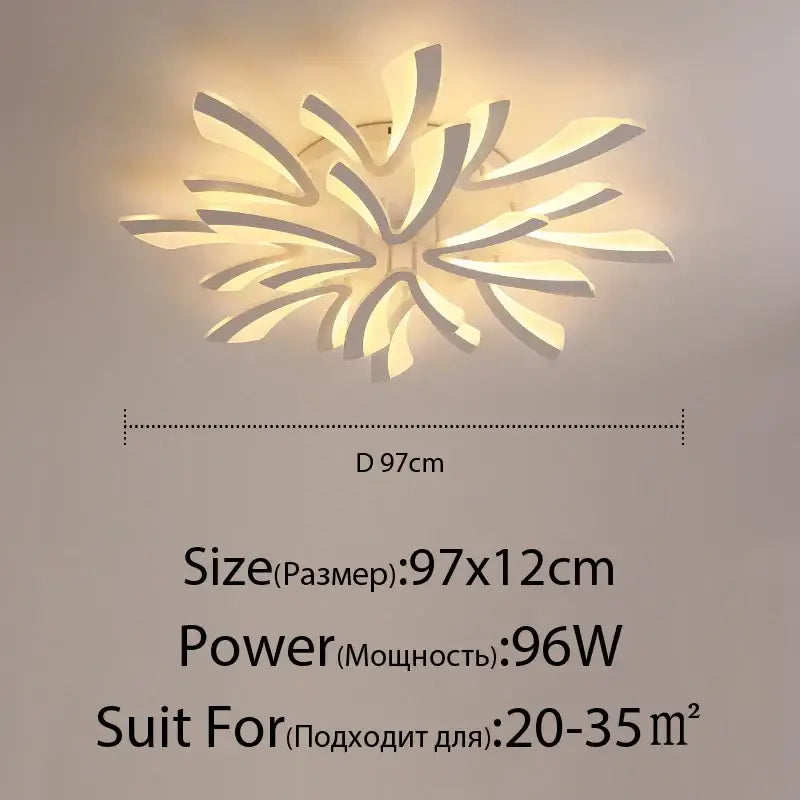 DecorBites™ LED Ceiling Lights Modern Acrylic Luminaria Lampada for Home Indoor Lighting