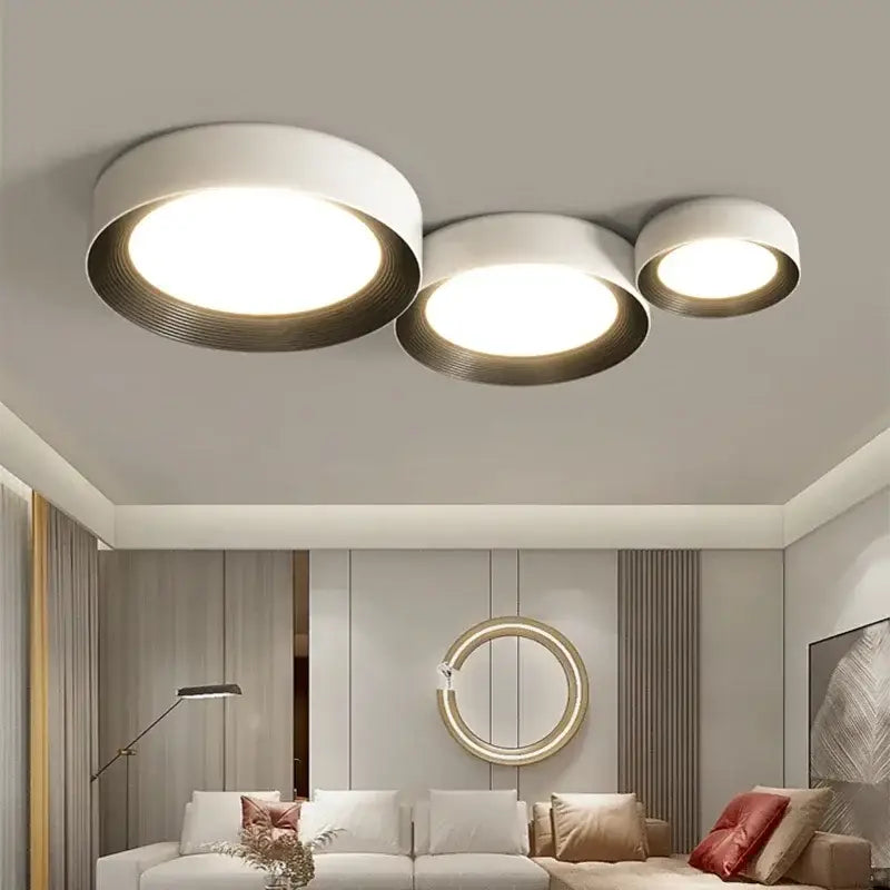 DecorBites™ LED Ceiling Lights: Modern Dimmable Square Circular Lamps for Bedroom, Aisle, Home Lighting