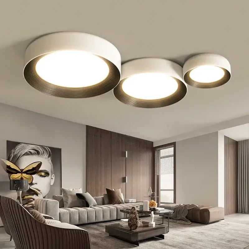 DecorBites™ LED Ceiling Lights: Modern Dimmable Square Circular Lamps for Bedroom, Aisle, Home Lighting